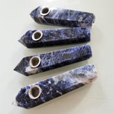Labradorite Crystal Pipe